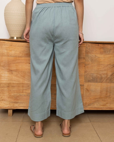 Front Row Pants in Sea Green