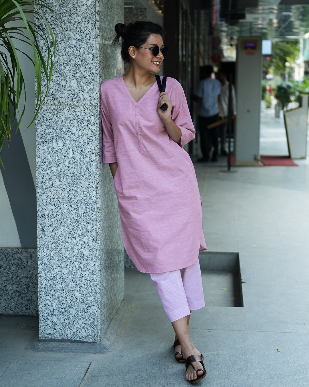 Mixtape Vol. 1 Pants in Pink Vinyl