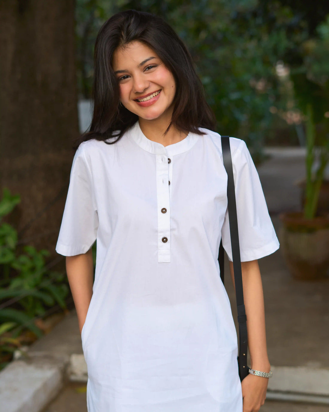 Salt & Pepper Co-Ord Set in White