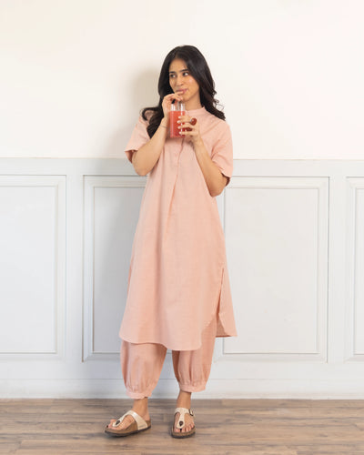Butter Toast Pants in Dusty Pink