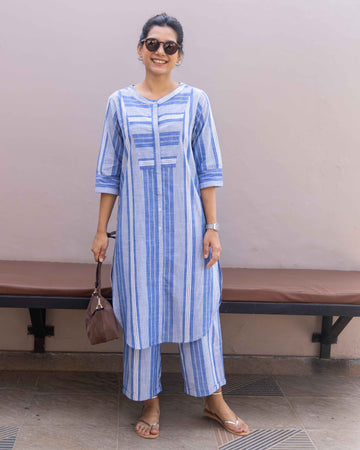 Matchstick Co-Ord in Cobalt Blue