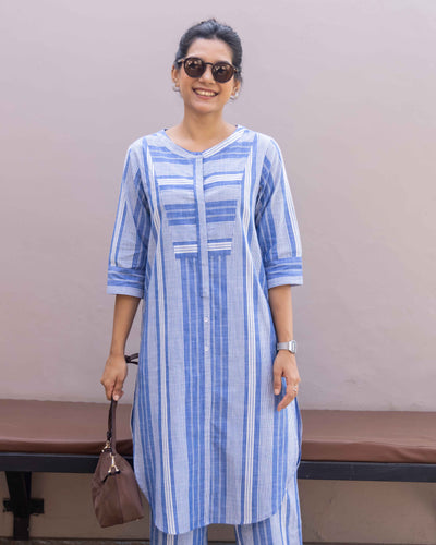 Matchstick Co-Ord in Cobalt Blue