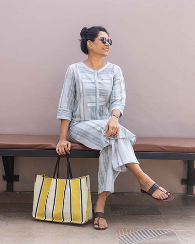 Matchstick Kurta in Sea Green