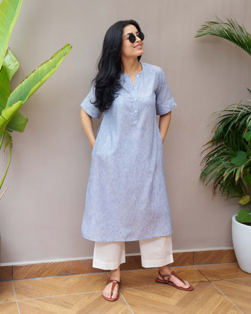Soda Float Co-ord Set in Frosty Blue