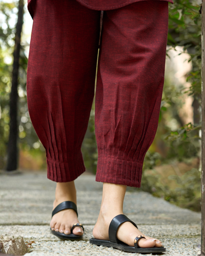 Sunday Paper Co-ord Set in Mellow Red