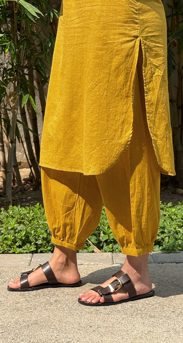 Butter Toast Pants in Mustard