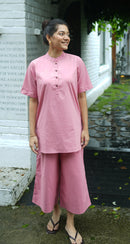 Salt & Pepper Co-Ord Set in Pink