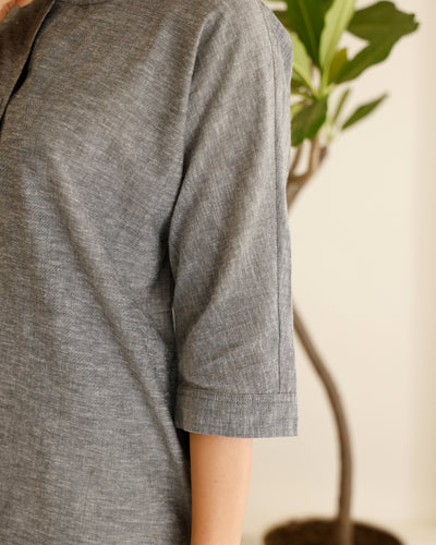 Sunday Paper Co-ord Set in Calm Grey