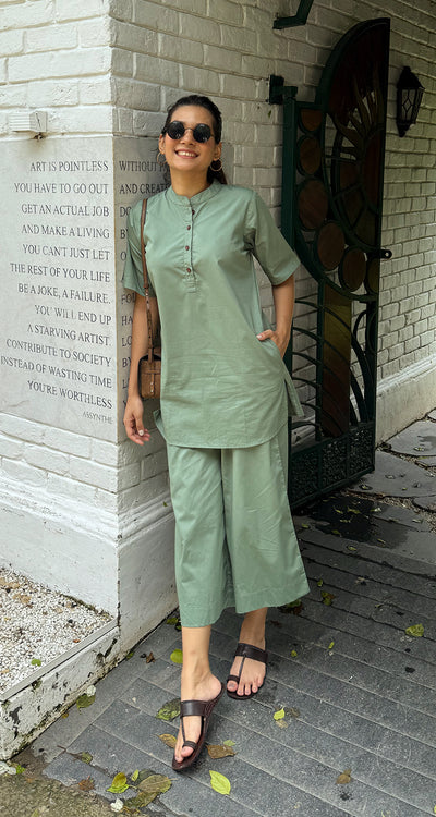 Salt & Pepper Top in Green