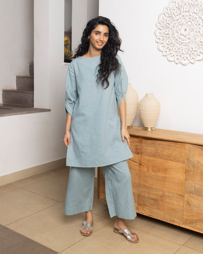 Front Row Co-ord Set in Sea Green