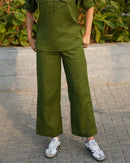 Masala Chai Pants in Olive Green