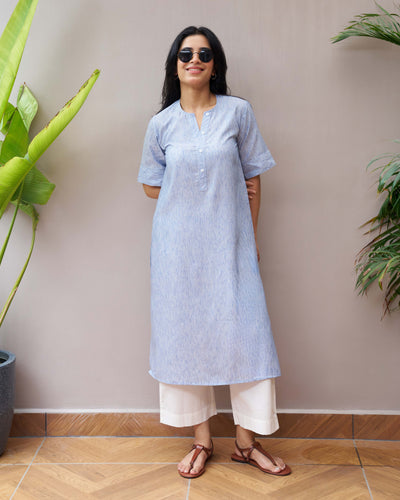 Soda Float Co-ord Set in Frosty Blue