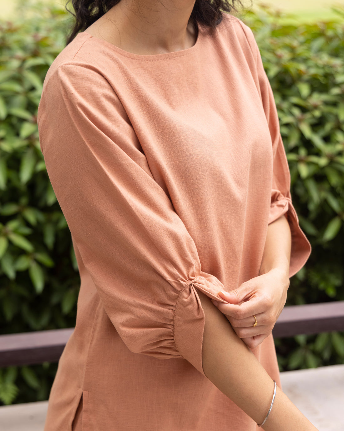 Front Row Co-ord Set in Dusty Peach