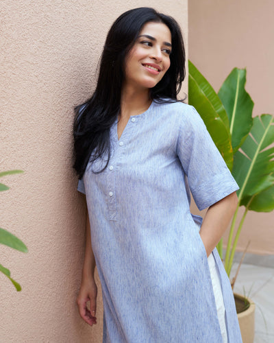 Soda Float Co-ord Set in Frosty Blue