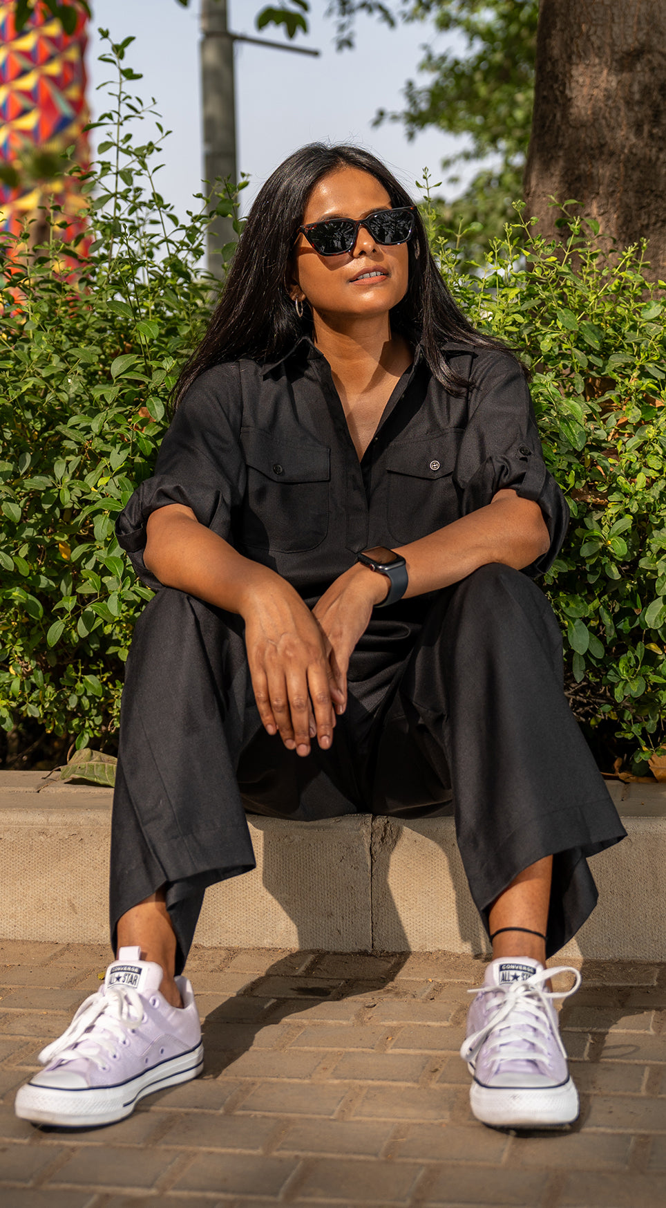 Masala Chai Co-Ord Set in Black