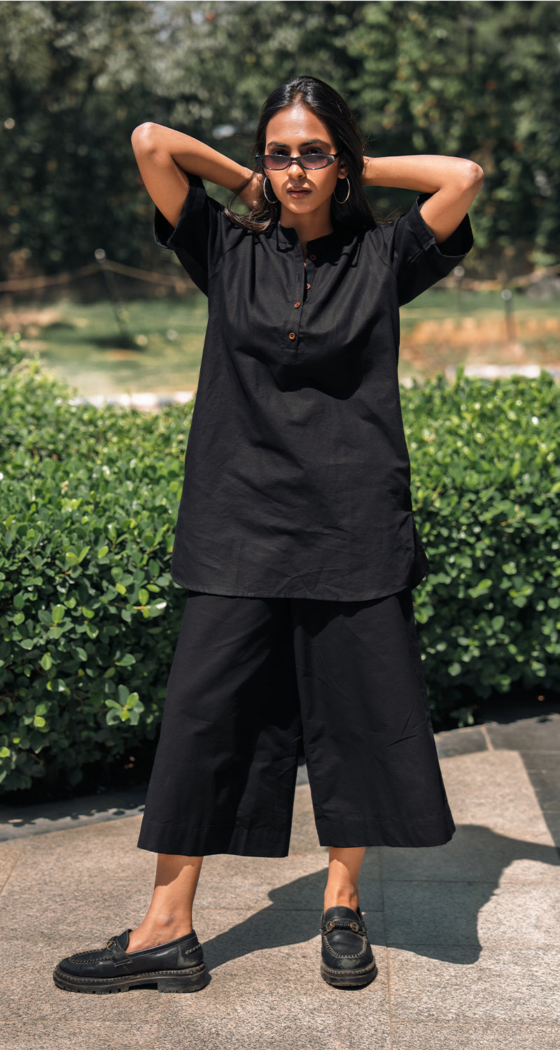 Salt & Pepper Pants in Black