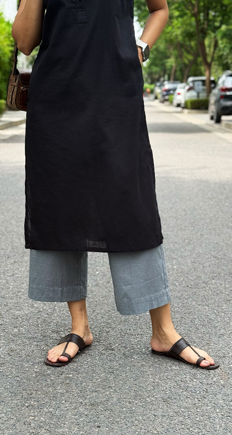 First Rain Kurta Set in Black