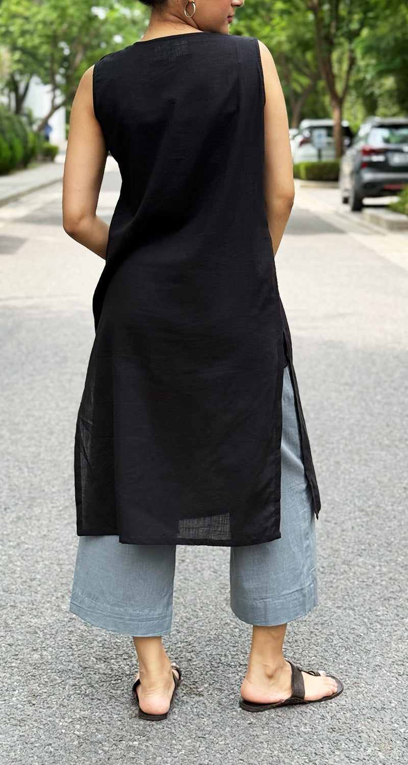 First Rain Kurta in Black