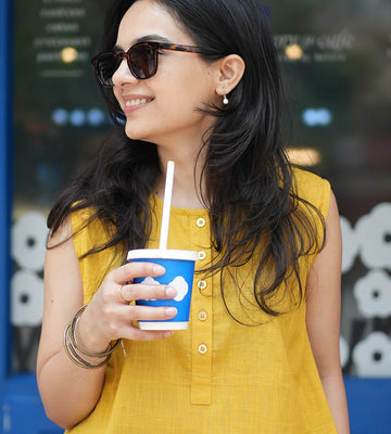 First Rain Kurta Set in Mustard 2