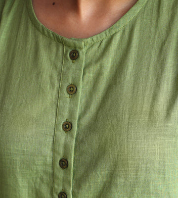 First Rain Kurta Set in Sage Green 1