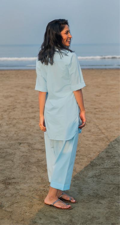 Beach Walk Pants in Sky Blue