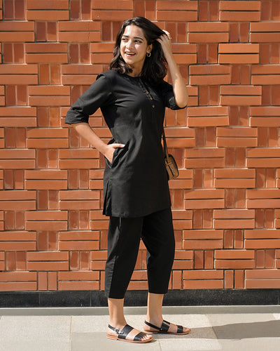 Iced Coffee Set in Black