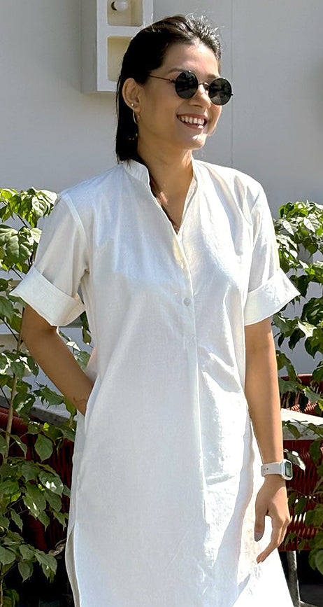 Butter Toast Kurta in Ivory