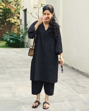 Lip Tint Co-ord Set in Black