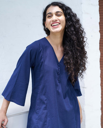 Lip Tint Co-ord Set in Navy