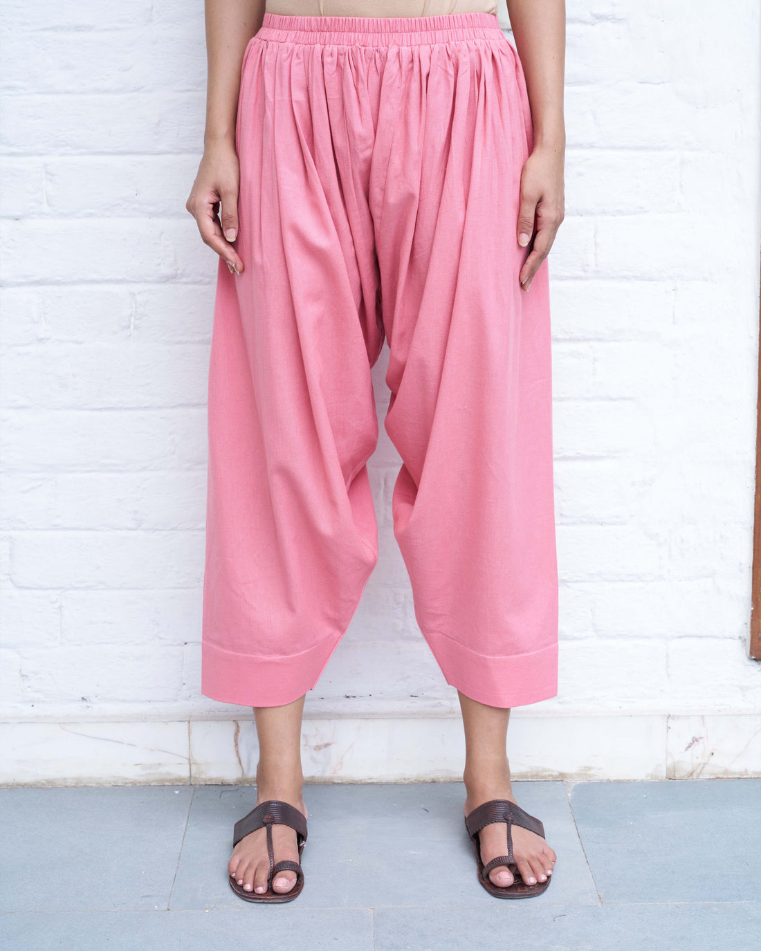 Lip Tint Pants in Salmon Pink