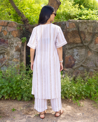 Soft Serve Kurta in Caramel