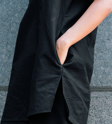 Salt & Pepper Co-Ord Set in Black 2