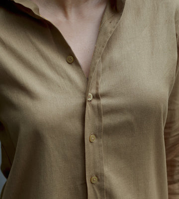 Slow Life Co-Ord in Sand 1