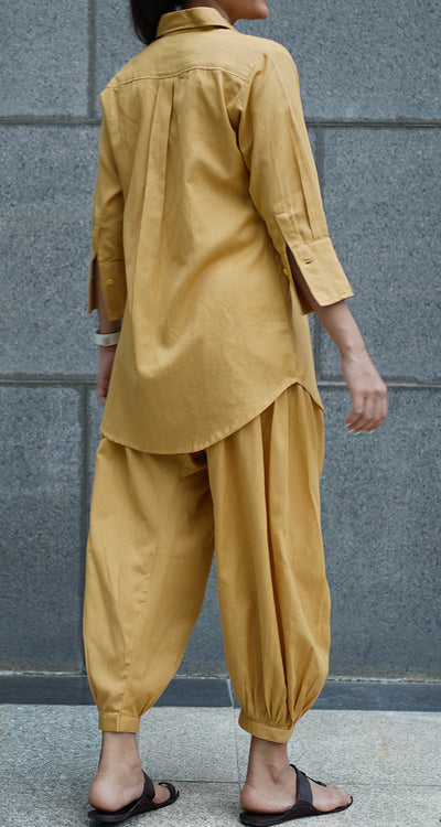 Slow Life Shirt in Mustard