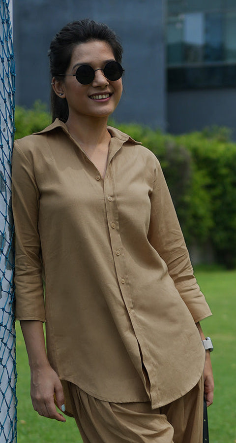 Slow Life Top in Sand