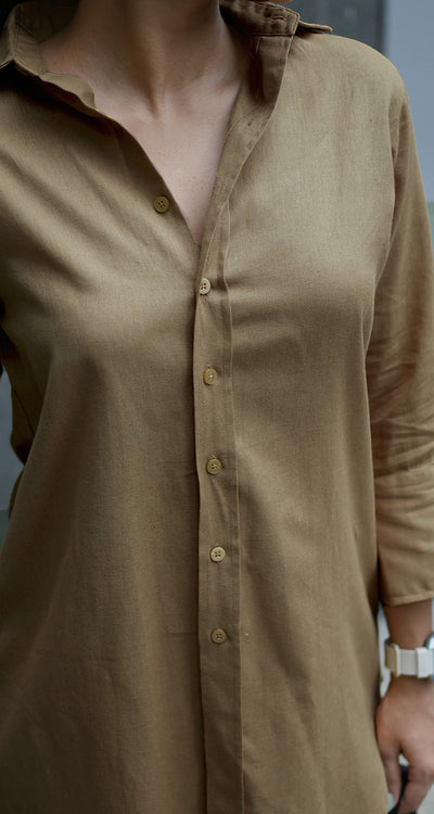 Slow Life Shirt in Sand
