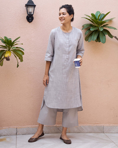 Ink Pen Pants in Mist Grey