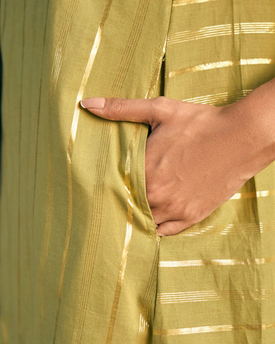 Kaju Katli Kurta in Sage Green