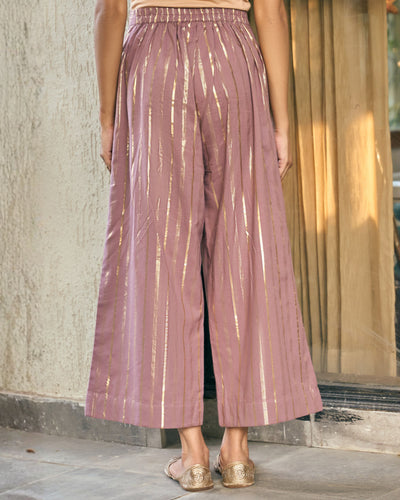 Kaju Katli Pants in Deep Lilac