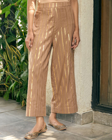 Kaju Katli Pants in Sand