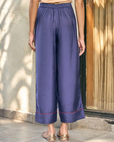 Lifafa Straight Pants in Navy