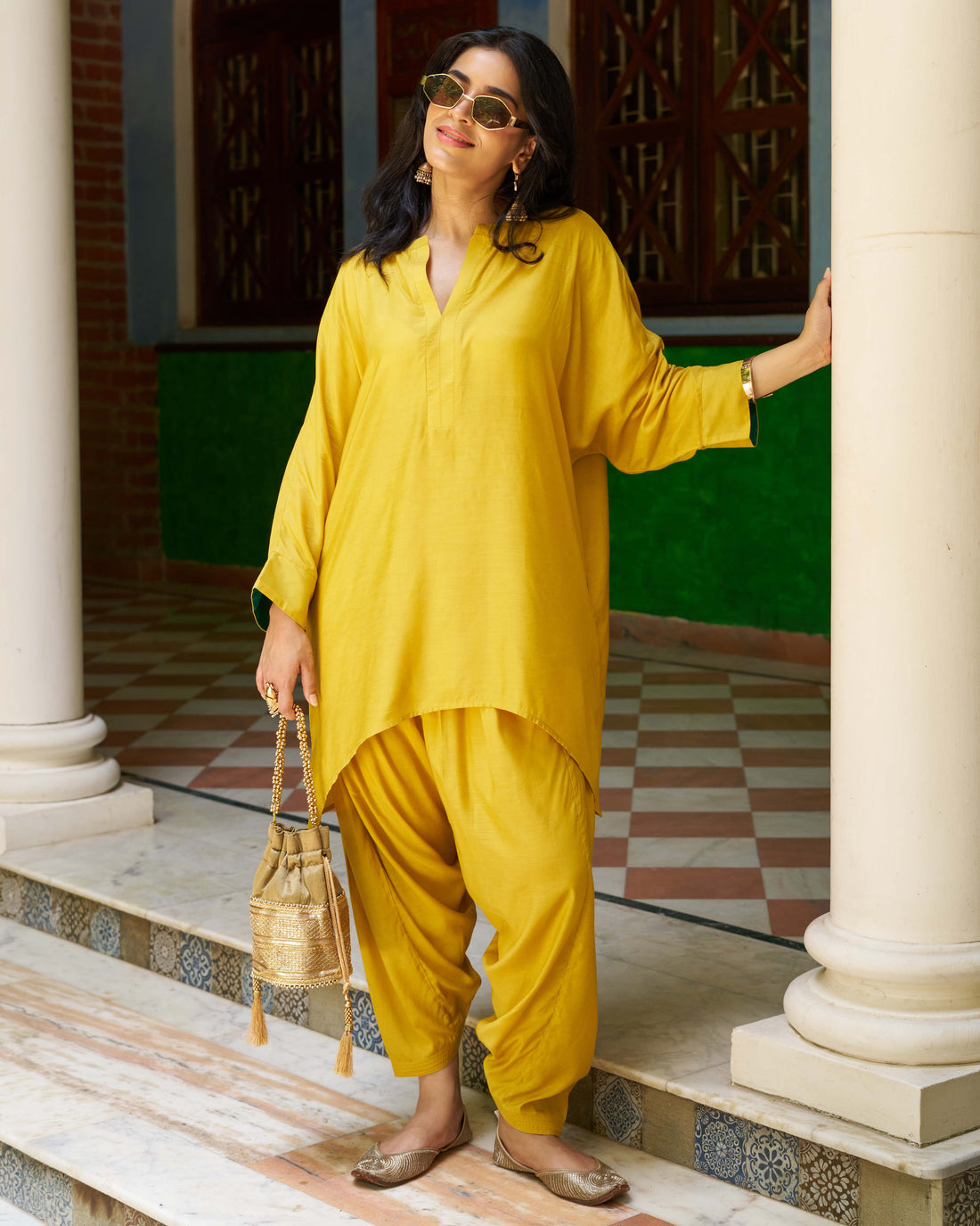 Lifafa Pants in Mustard