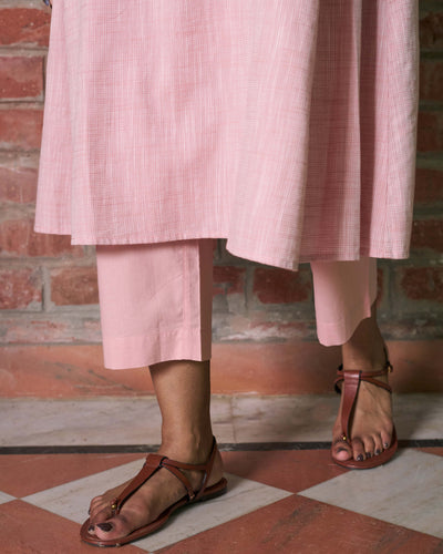 Long Weekend Kurta Set in Dusty Pink