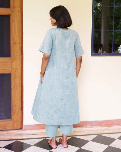 Long Weekend Kurta Set in Sage Green