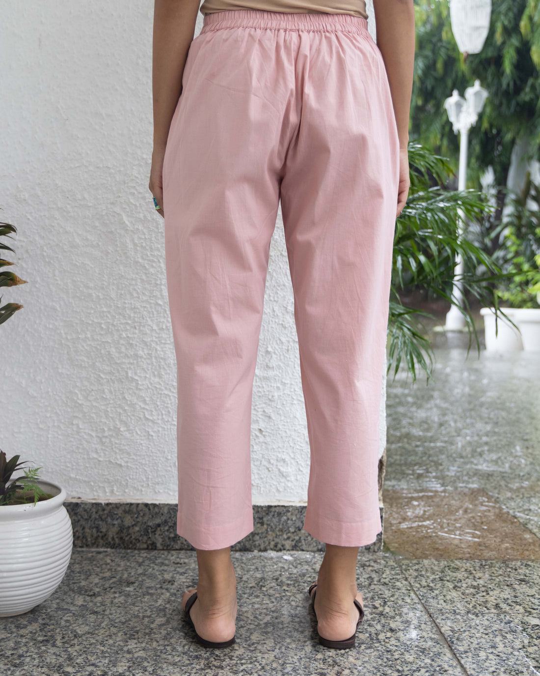 Long Weekend Pants in Dusty Pink