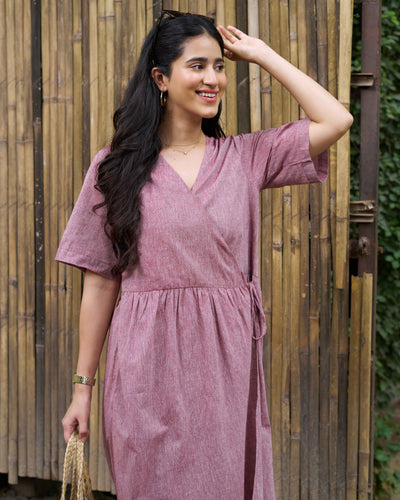 Pitara Kurta in Burgundy