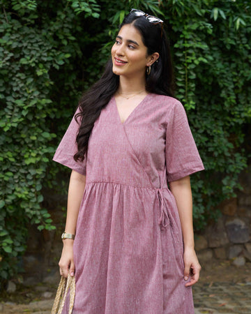 Pitara Kurta in Burgundy