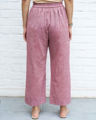 Pitara Pant in Burgundy