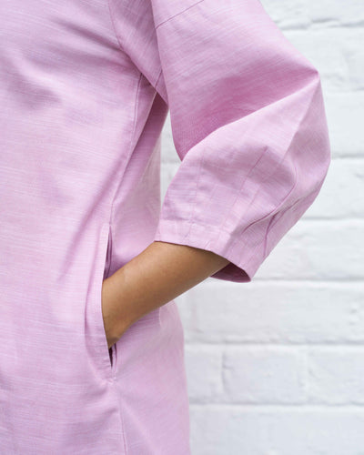 Playlist Kurta in Pink Vinyl