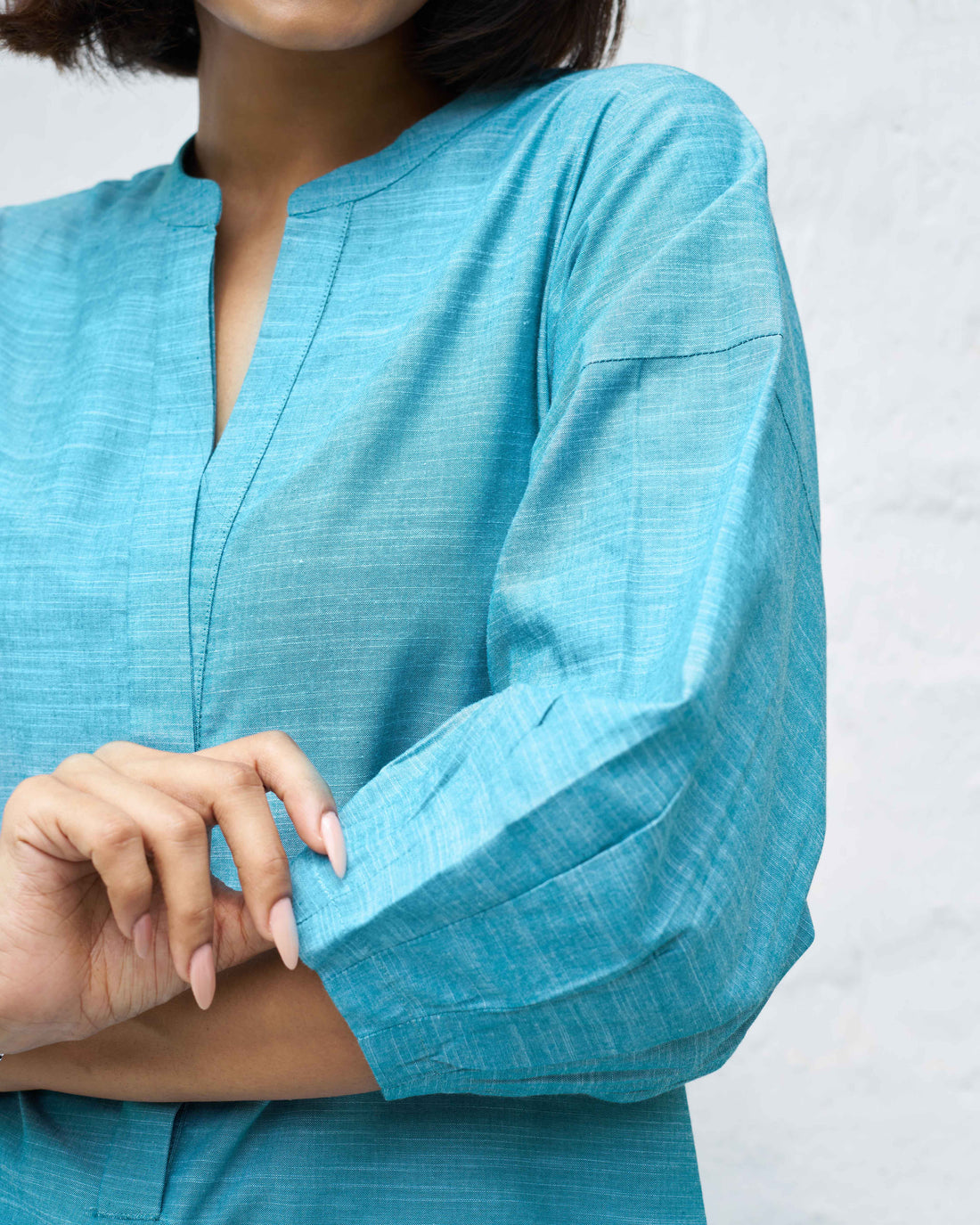 Playlist Kurta Set in Indie Teal